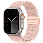 Minimal Woven Loop Watch Band – Magnetic Strap for Apple Watch 38–41mm - TrendsToLife