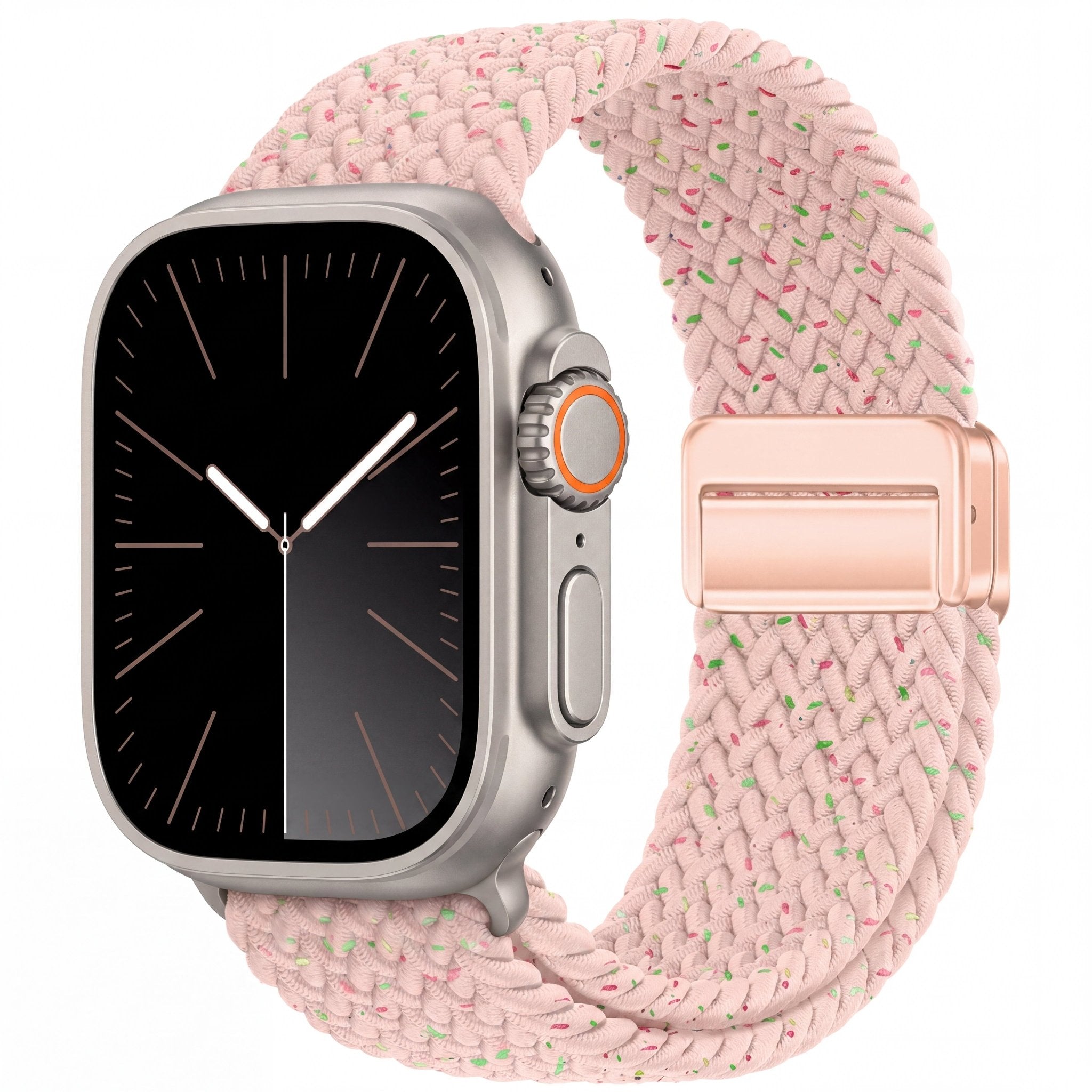 Minimal Woven Loop Watch Band – Magnetic Strap for Apple Watch 38–41mm - TrendsToLife