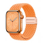 Minimal Woven Loop Watch Band – Magnetic Strap for Apple Watch 38–41mm - TrendsToLife