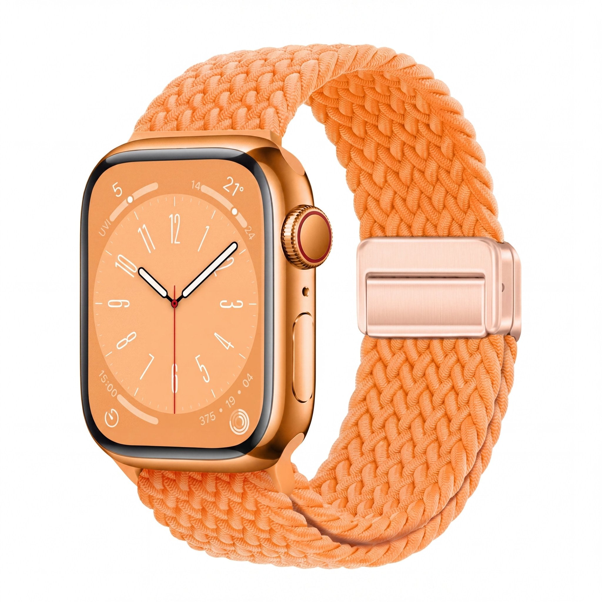 Minimal Woven Loop Watch Band – Magnetic Strap for Apple Watch 38–41mm - TrendsToLife
