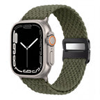 Minimal Woven Loop Watch Band – Magnetic Strap for Apple Watch 38–41mm - TrendsToLife