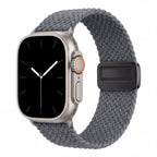 Minimal Woven Loop Watch Band – Magnetic Strap for Apple Watch 38–41mm - TrendsToLife