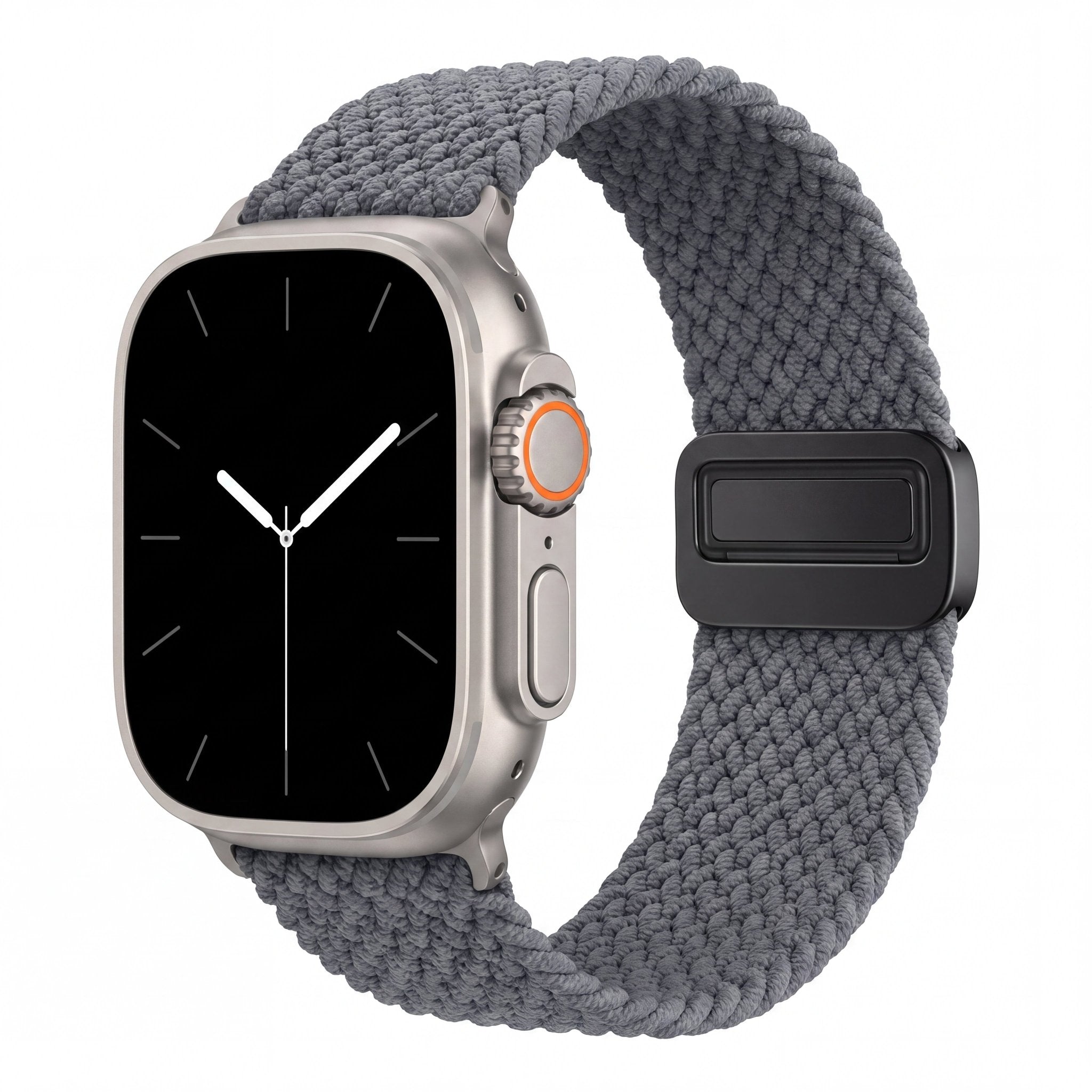 Minimal Woven Loop Watch Band – Magnetic Strap for Apple Watch 38–41mm - TrendsToLife