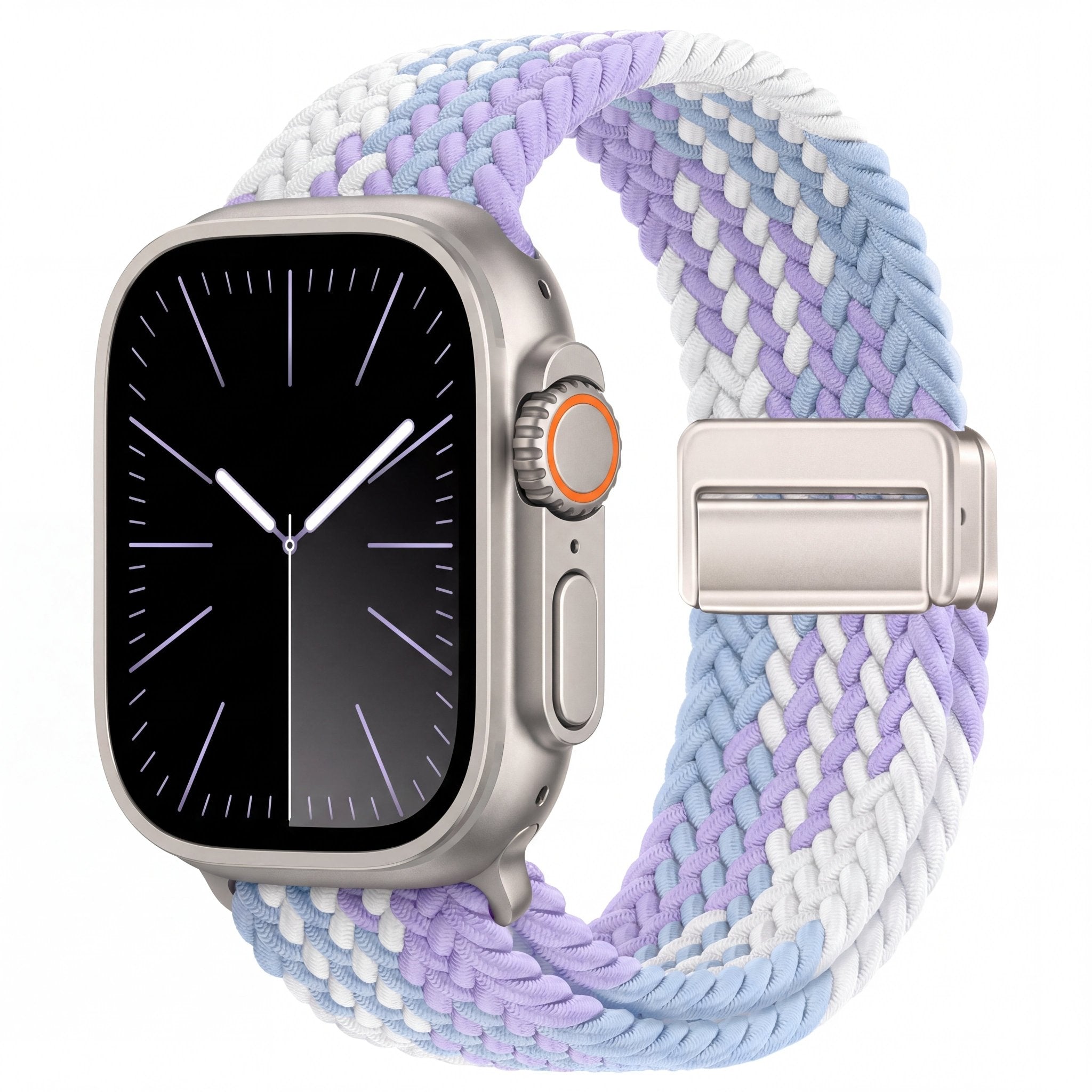 Minimal Woven Loop Watch Band – Magnetic Strap for Apple Watch 38–41mm - TrendsToLife