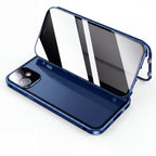 MirrorGuard Magnetic Double-Sided Privacy Glass Case for iPhone 15 - TrendsToLife