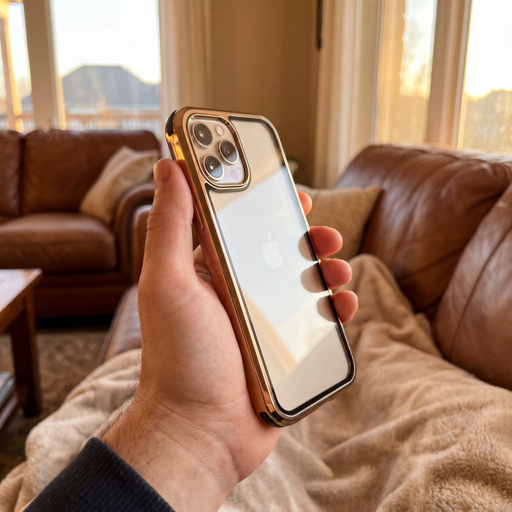 MirrorGuard Magnetic Double-Sided Privacy Glass Case for iPhone 15 - TrendsToLife