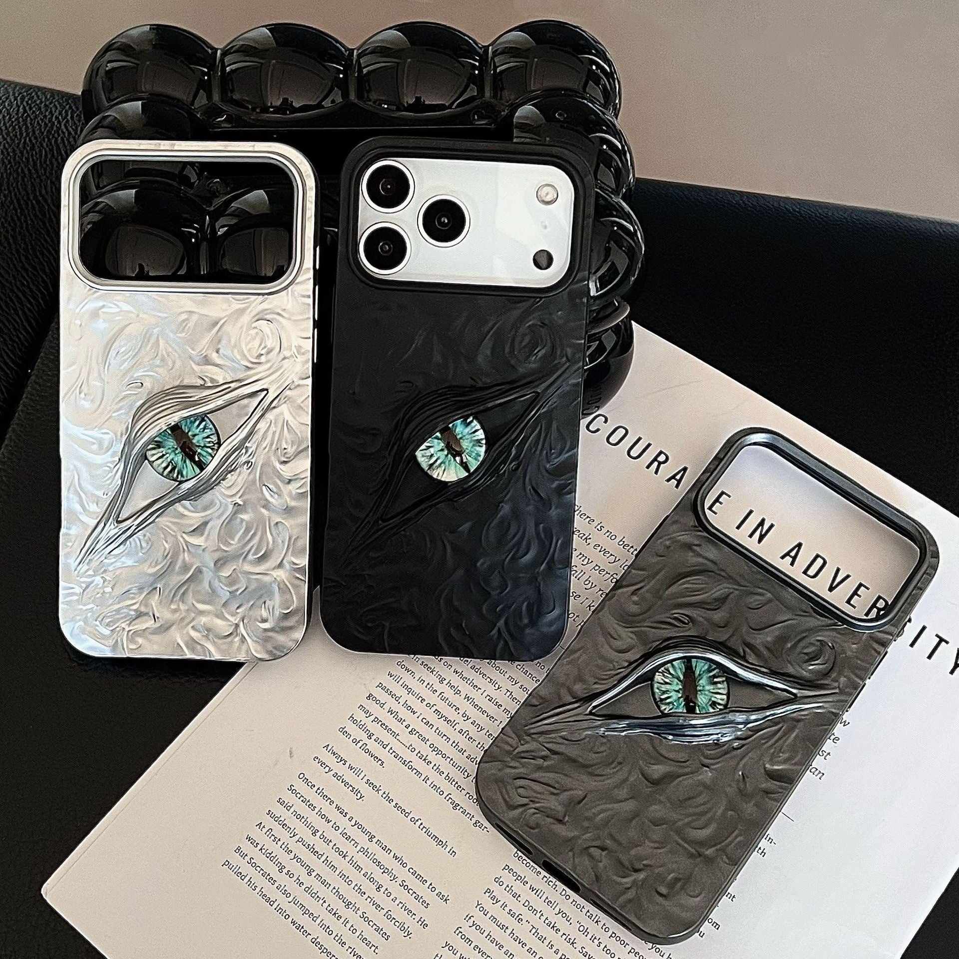 Mystic Eye Aura Shockproof Case for iPhone 13–17 Series - TrendsToLife