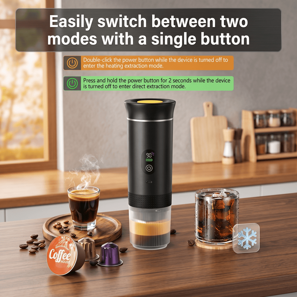 NomadBrew Pro Portable Electric Espresso Machine for Travel and Car - TrendsToLife