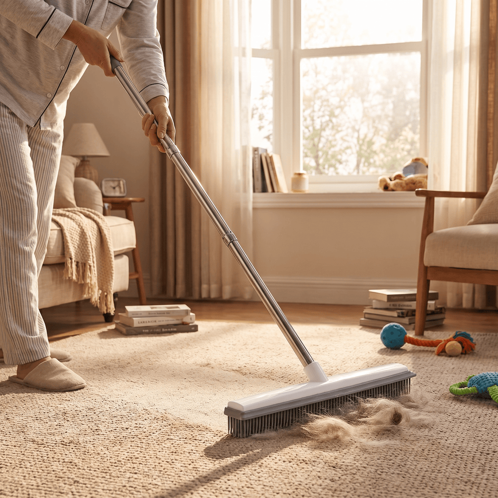 Pet Hair Rubber Carpet Broom - TrendsToLife