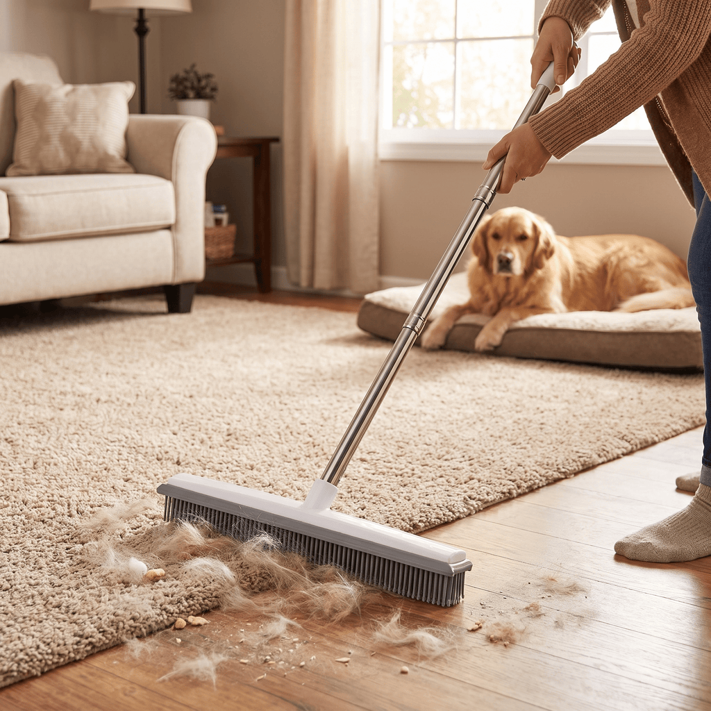 Pet Hair Rubber Carpet Broom - TrendsToLife
