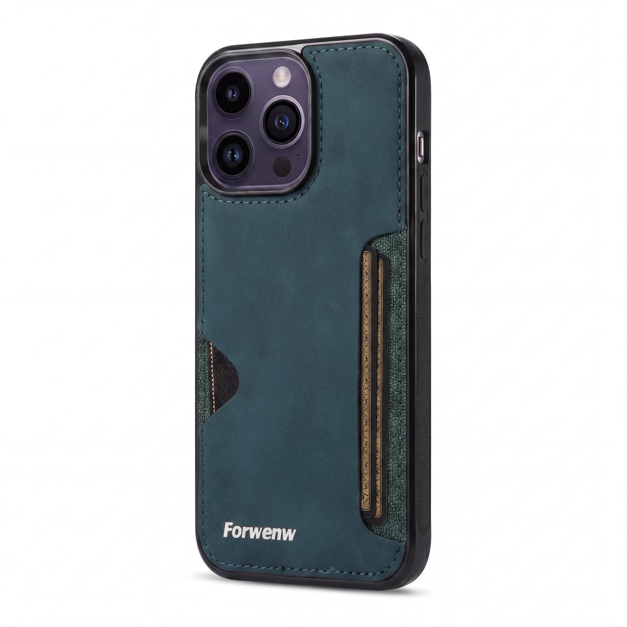 PocketCard Leather Card Holder Case for iPhone 11–15 Pro Max Series - TrendsToLife