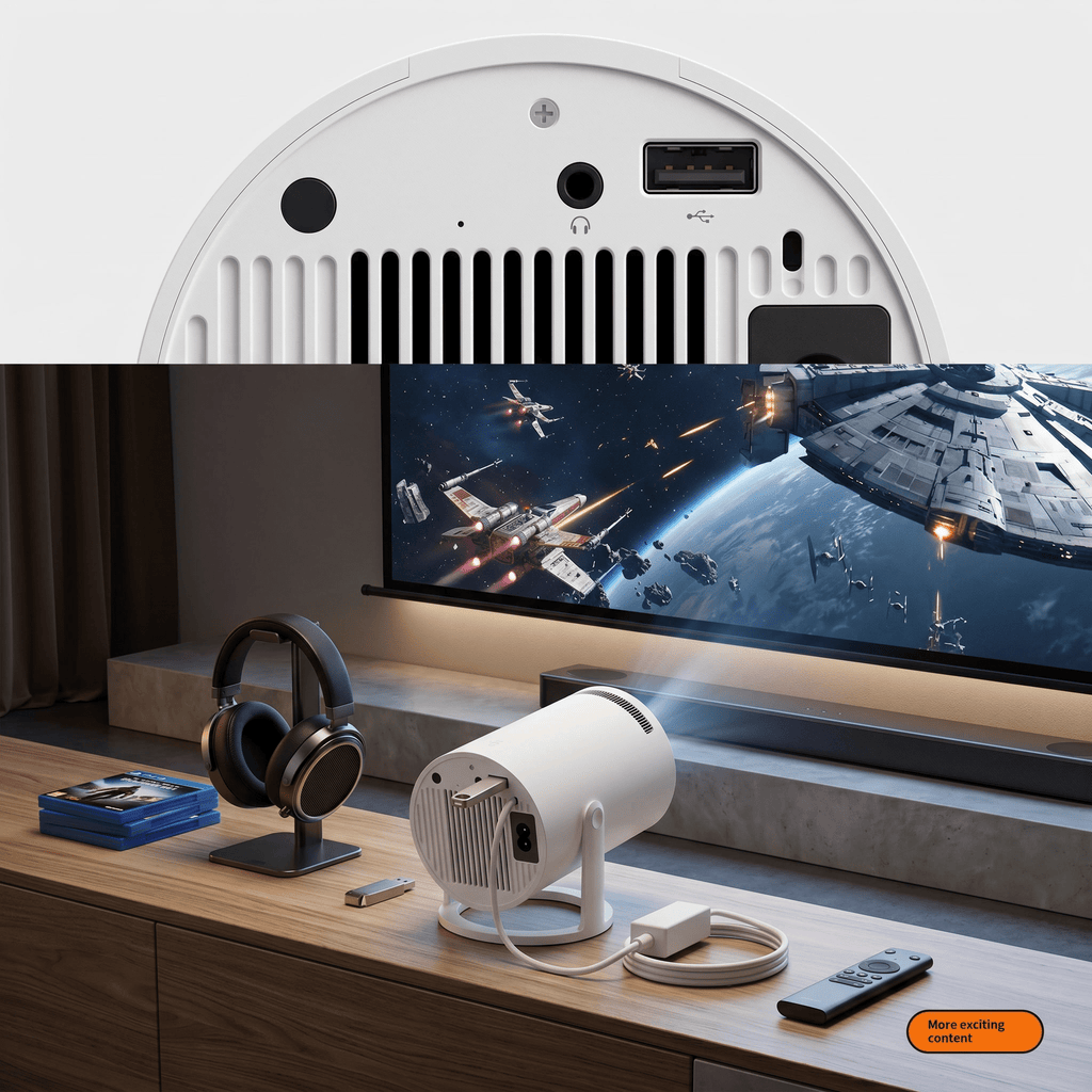 PocketCinema HD Mini Smart Projector with Android Home Theater - TrendsToLife