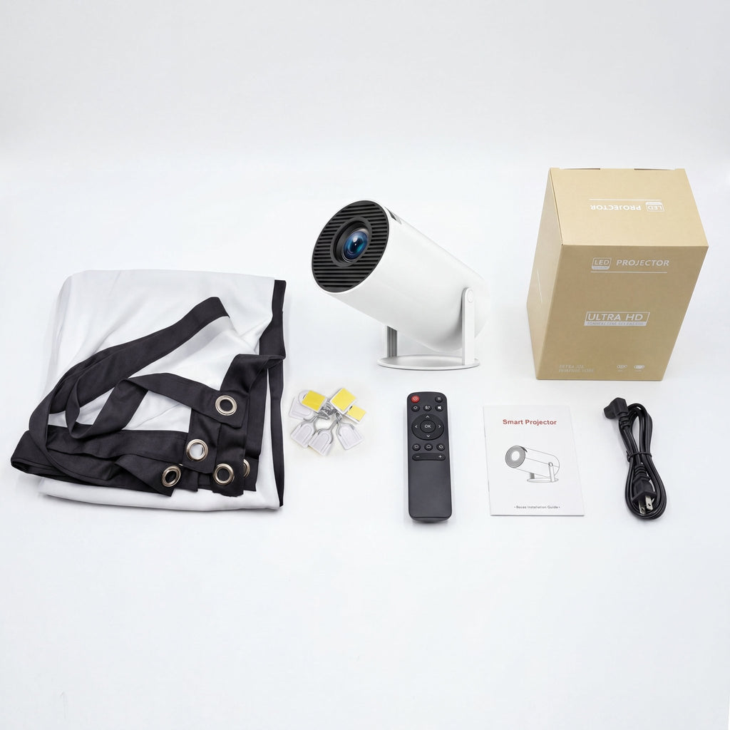 PocketCinema HY300 Pro Smart Mini Projector with Android TV - TrendsToLife