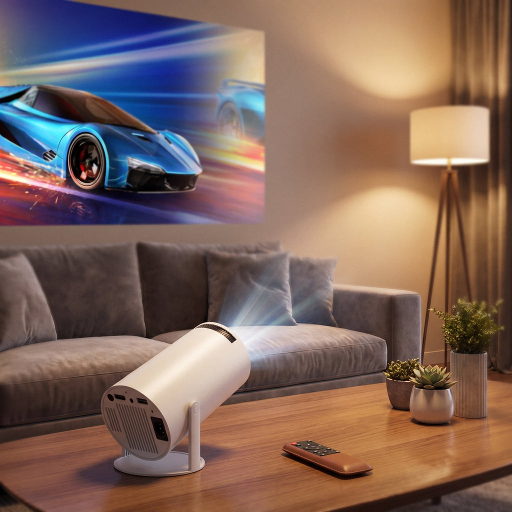 PocketCinema HY300 Pro Smart Mini Projector with Android TV - TrendsToLife