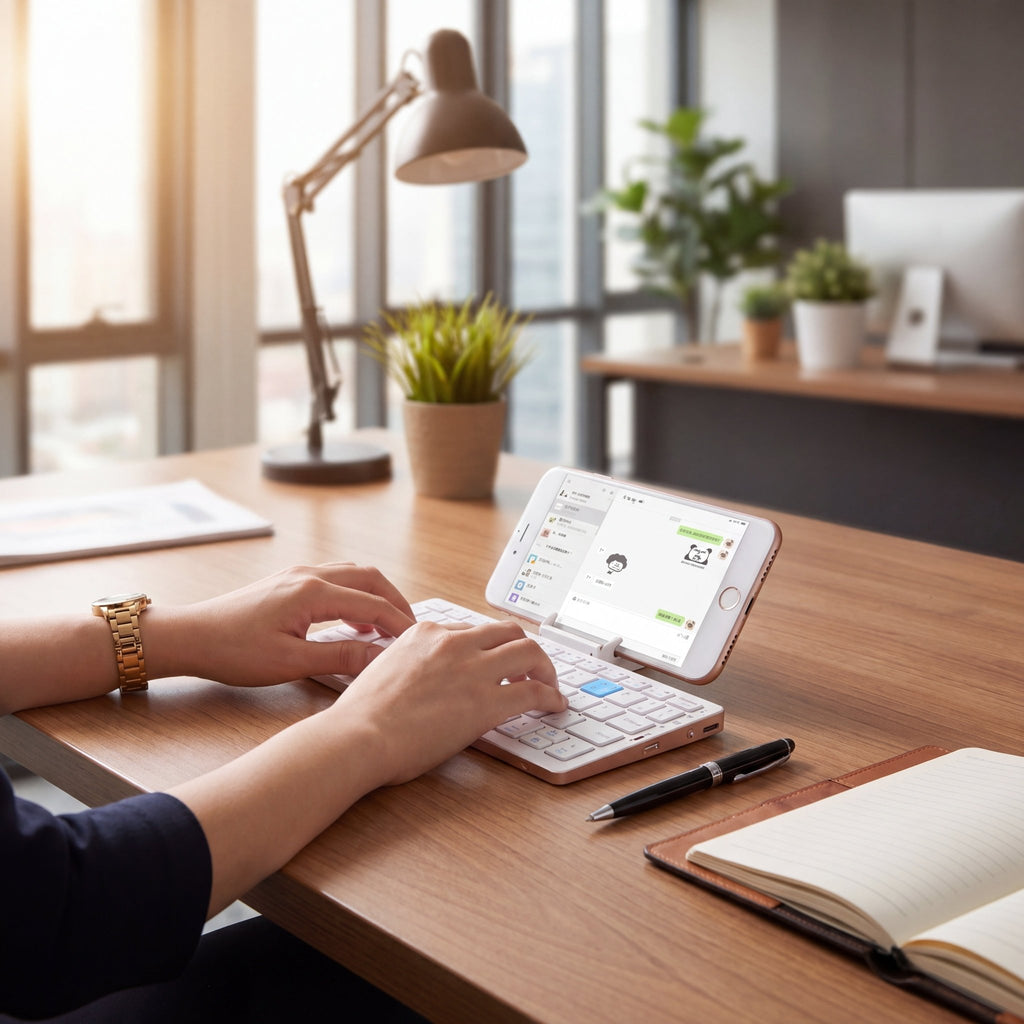 PocketFold Foldable Bluetooth Travel Keyboard Portable Mini Design - TrendsToLife