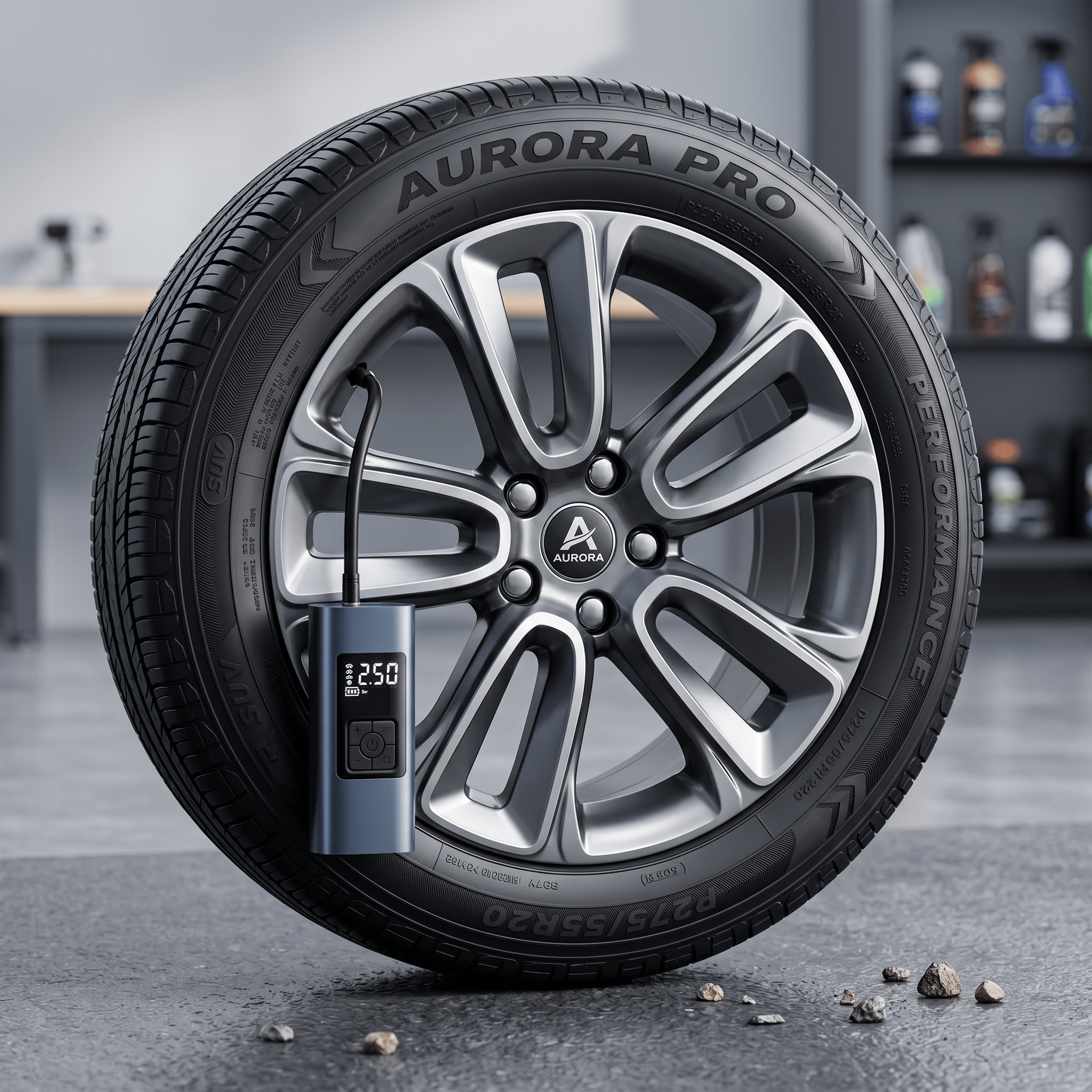 PowerAir 150 PSI Portable Wireless Tire Inflator Air Compressor - TrendsToLife