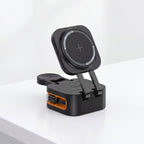 PowerDock Trio Wireless Charger – 3-in-1 Foldable Magnetic 15W - TrendsToLife