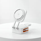 PowerDock Trio Wireless Charger – 3-in-1 Foldable Magnetic 15W - TrendsToLife
