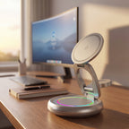 PowerDock Trio Wireless Charger – 3-in-1 Foldable Magnetic 15W - TrendsToLife