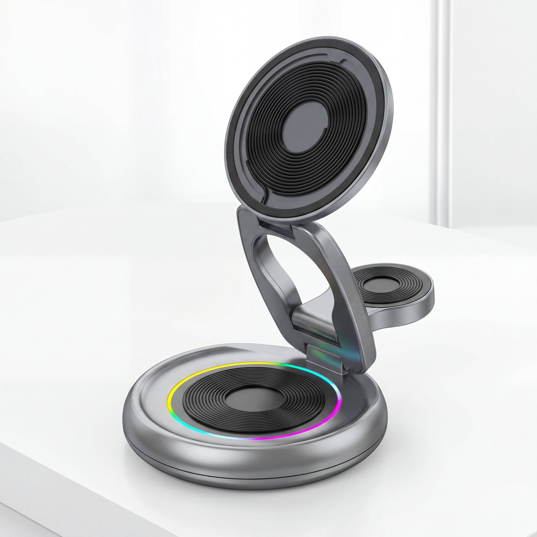 PowerDock Trio Wireless Charger – 3-in-1 Foldable Magnetic 15W - TrendsToLife