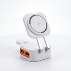 PowerDock Trio Wireless Charger – 3-in-1 Foldable Magnetic 15W - TrendsToLife