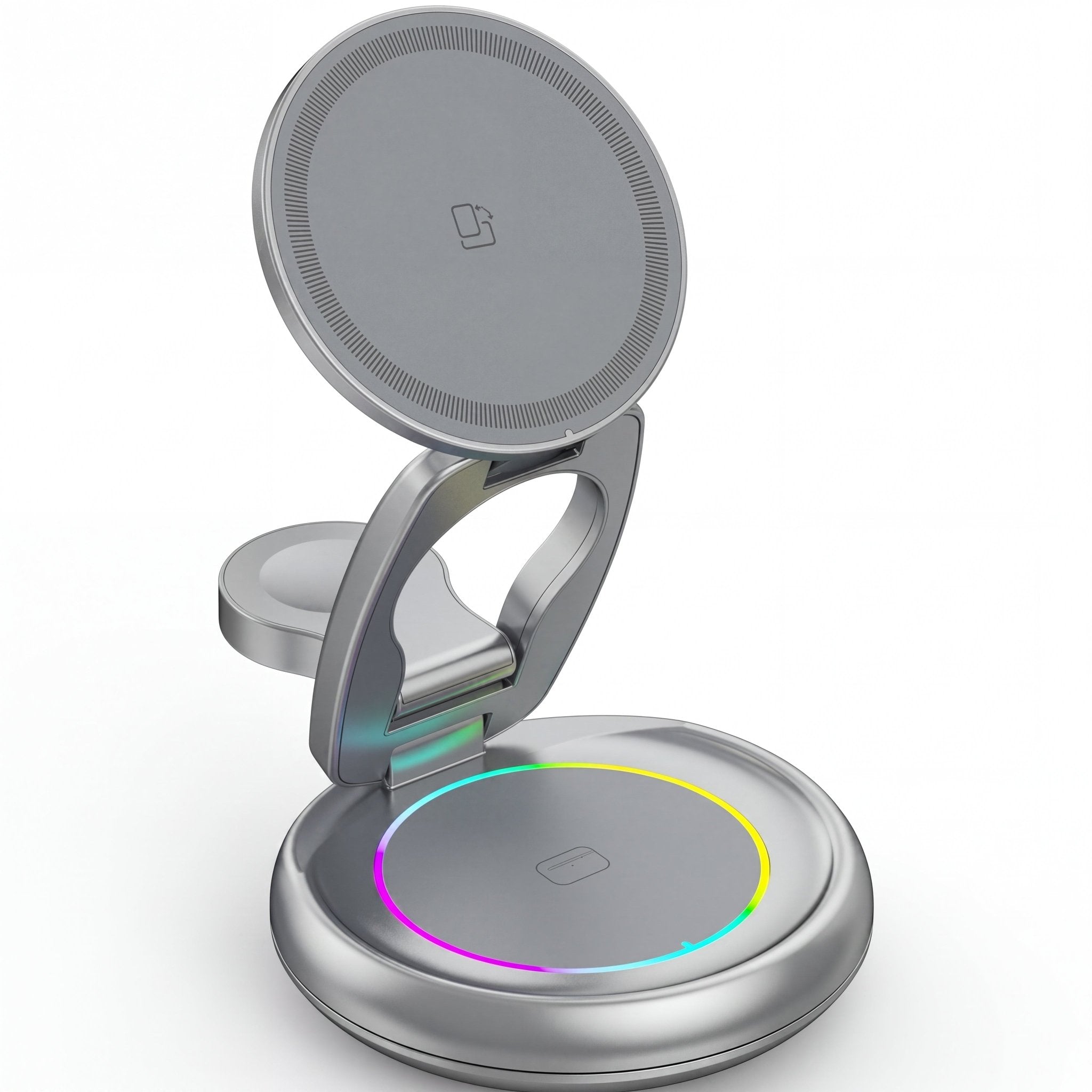 PowerDock Trio Wireless Charger – 3-in-1 Foldable Magnetic 15W - TrendsToLife