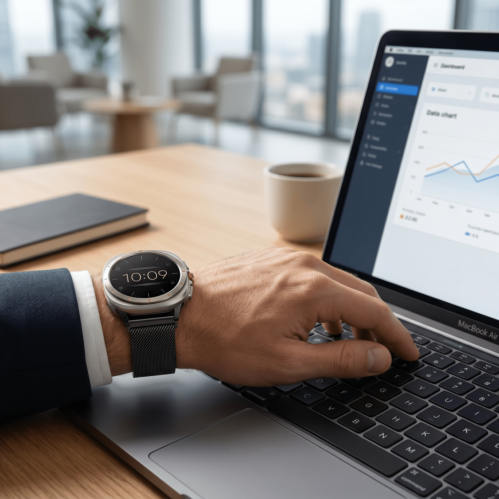 PrestigeMesh Steel Watch Band – Premium Metal Strap – Samsung Galaxy Watch 7 Ultra - TrendsToLife