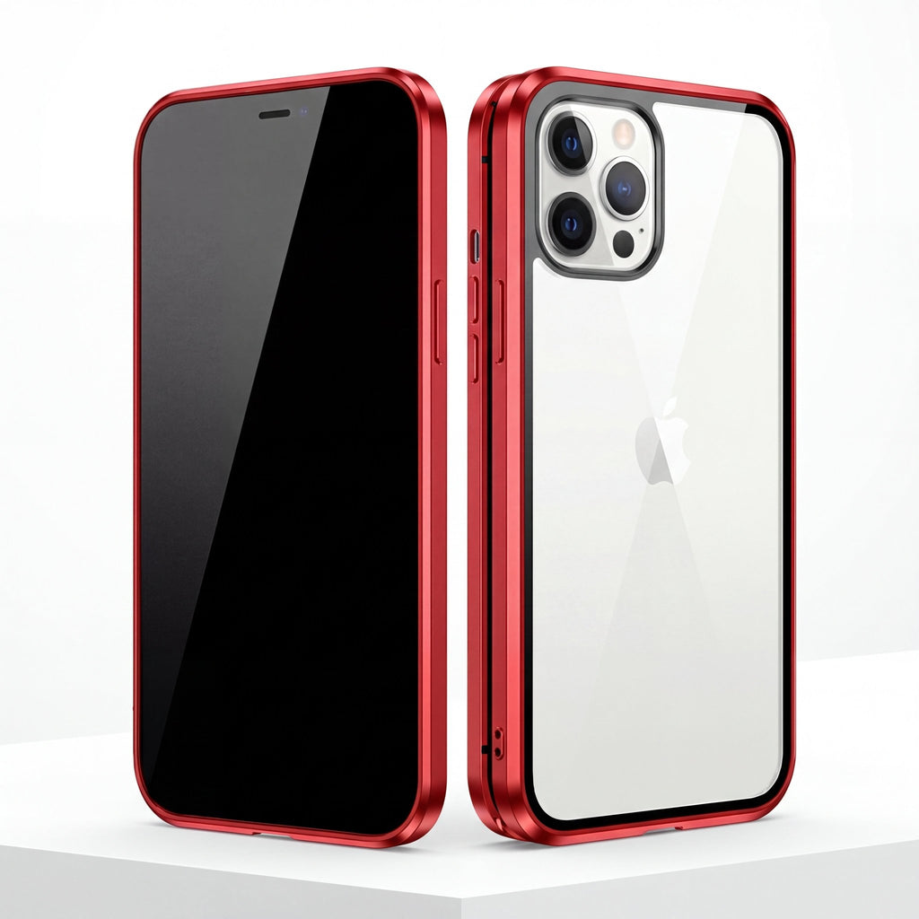 PrivacyGuard Double-Sided Glass Case for iPhone 11–15 Series - TrendsToLife