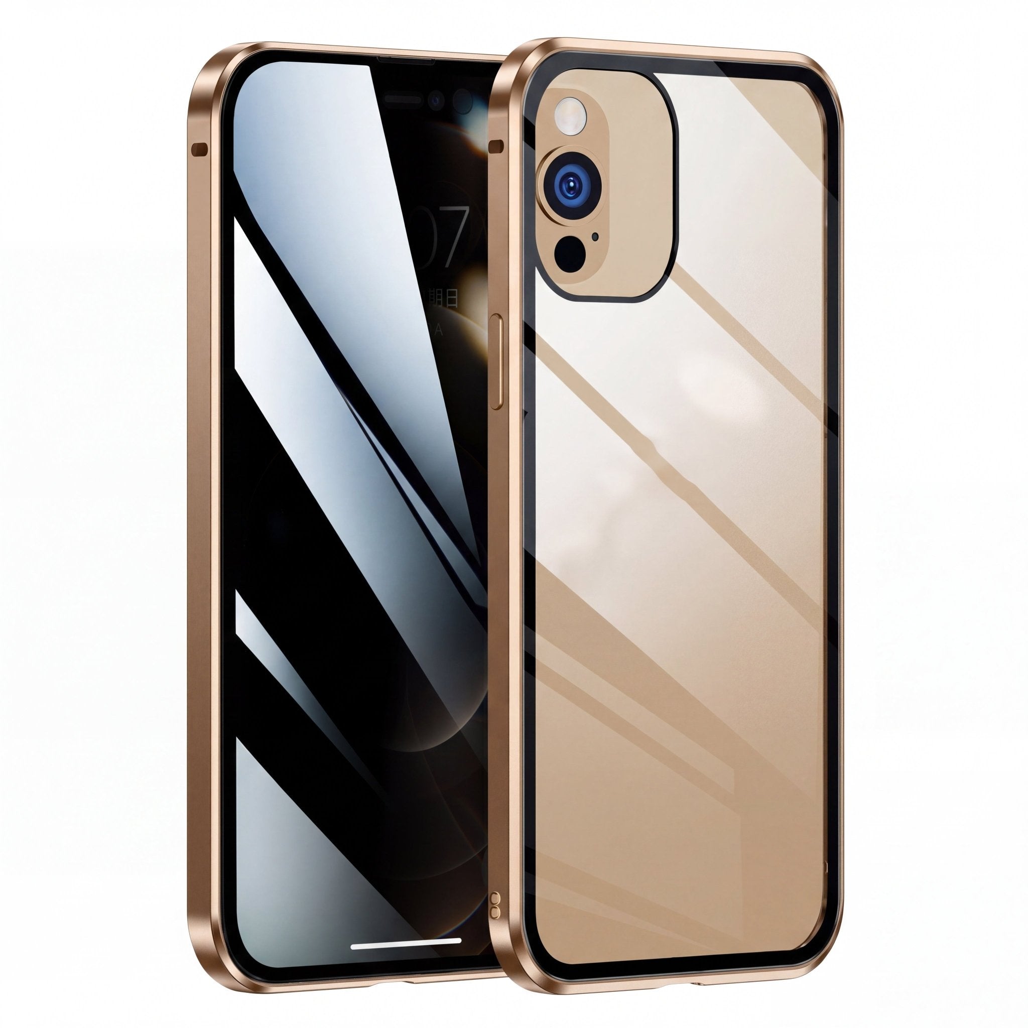 PrivacyGuard Double-Sided Glass Case for iPhone 11–15 Series - TrendsToLife