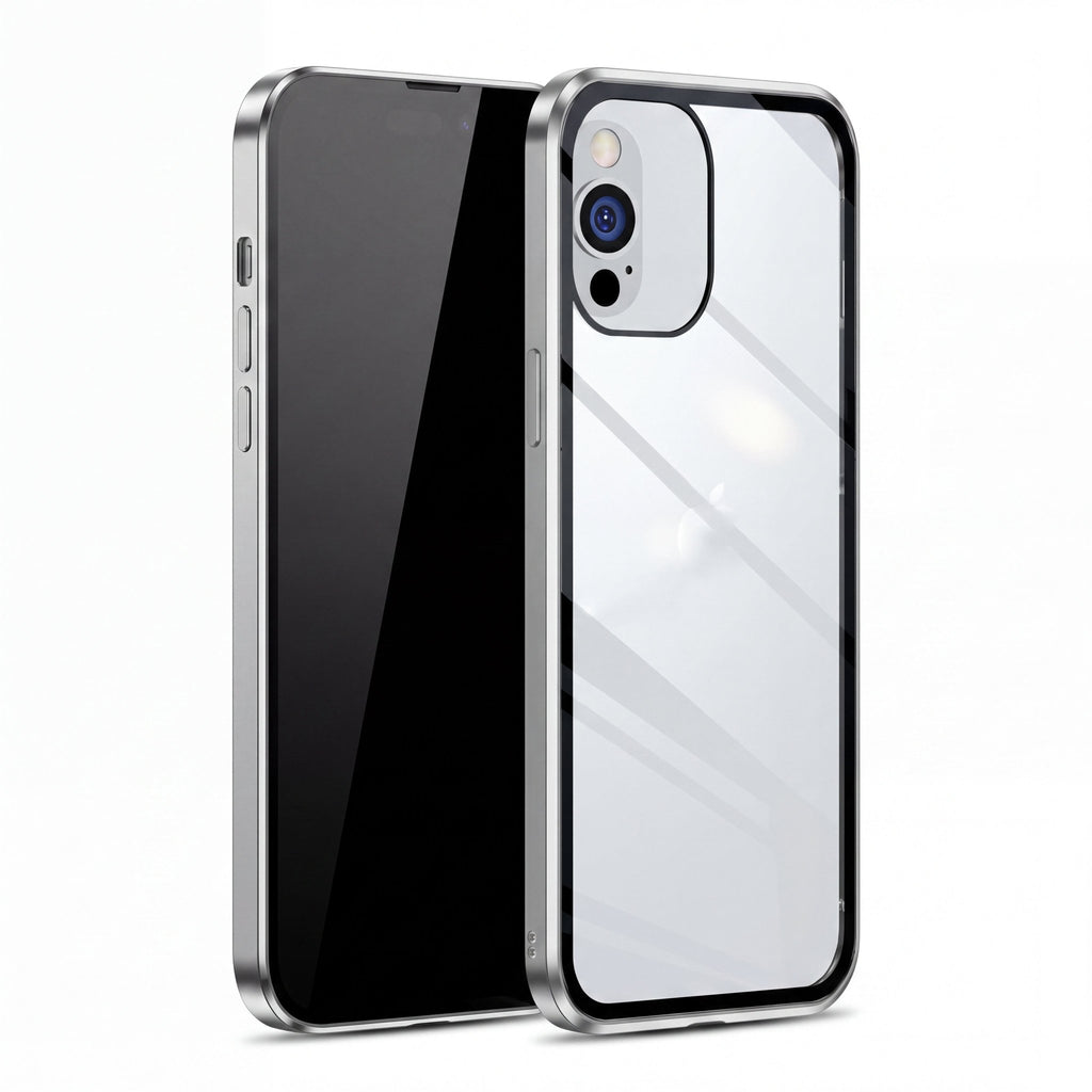 PrivacyGuard Double-Sided Glass Case for iPhone 11–15 Series - TrendsToLife