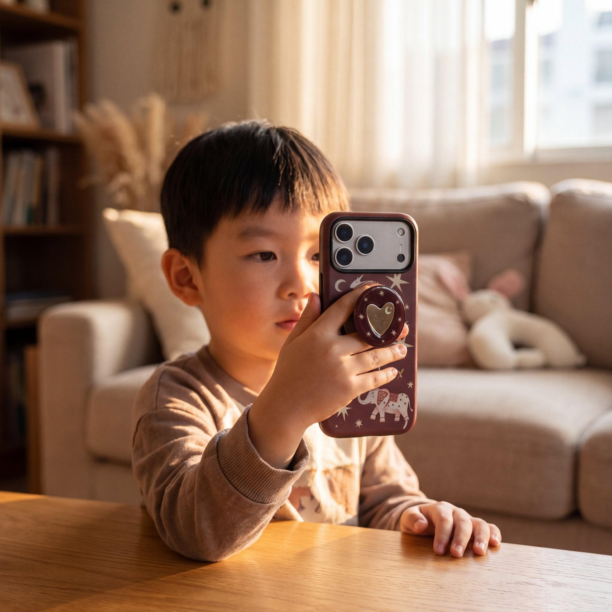 PuppyPop Cartoon Shockproof Grip Case for iPhone 11–17 Series - TrendsToLife