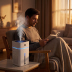 PureAir Air Purifier Humidifier – LED Night Light 1000ml - TrendsToLife