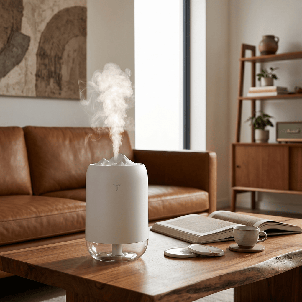 PureMist 260ml USB Air Humidifier with Night Light – Quiet & Compact - TrendsToLife