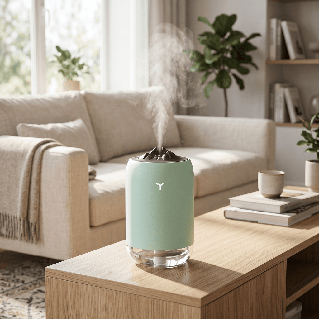 PureMist 260ml USB Air Humidifier with Night Light – Quiet & Compact - TrendsToLife