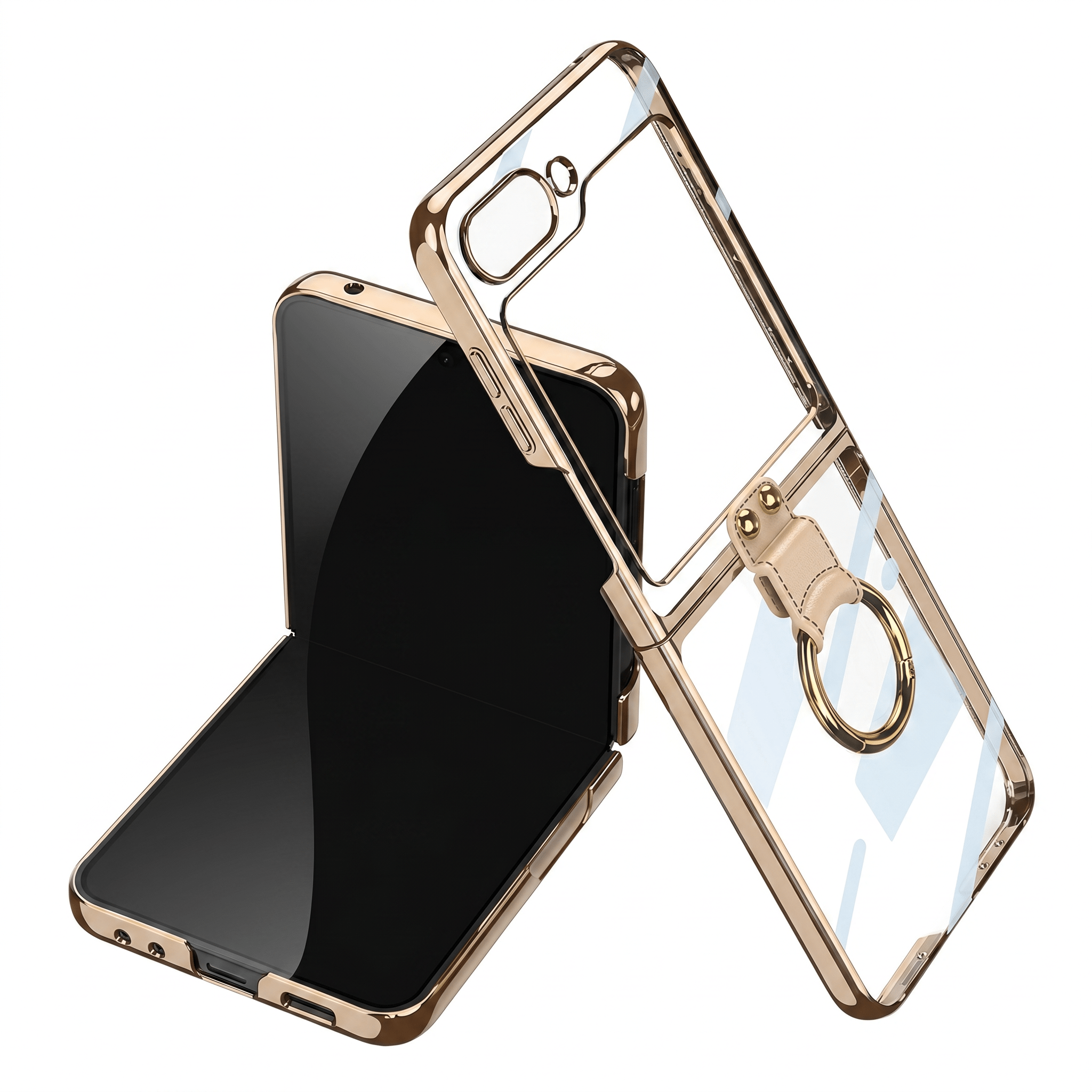 RingShield Flip Case – Ring Stand Protective Cover – Samsung Galaxy Z Flip6 - TrendsToLife