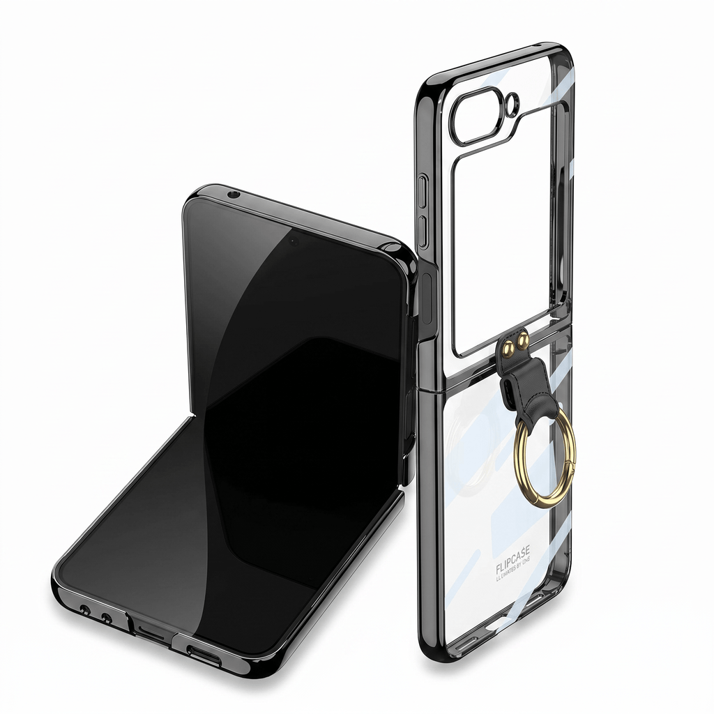 RingShield Flip Case – Ring Stand Protective Cover – Samsung Galaxy Z Flip6 - TrendsToLife