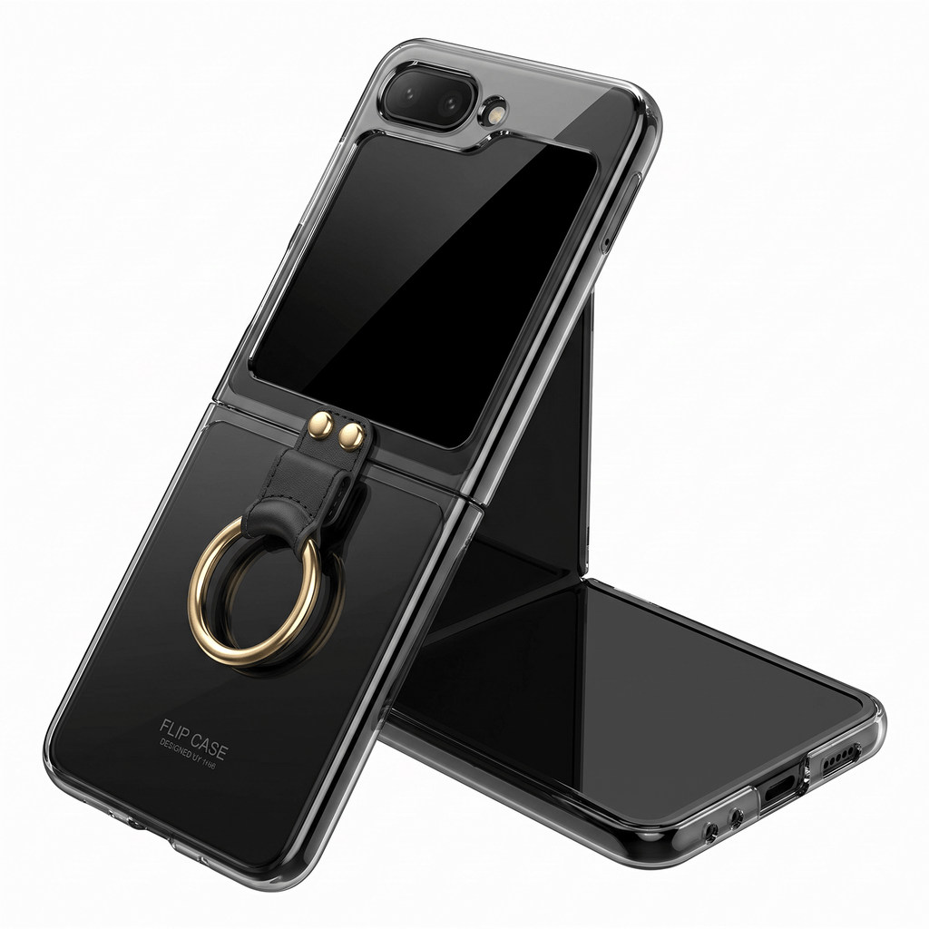RingShield Flip Case – Ring Stand Protective Cover – Samsung Galaxy Z Flip6 - TrendsToLife