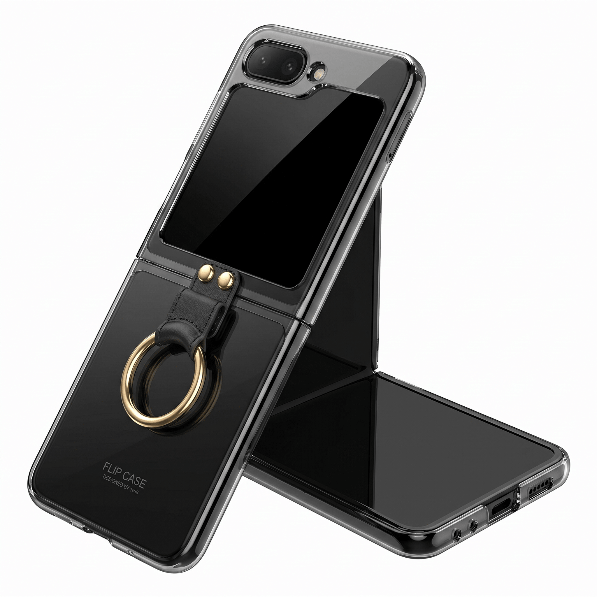 RingShield Flip Case – Ring Stand Protective Cover – Samsung Galaxy Z Flip6 - TrendsToLife