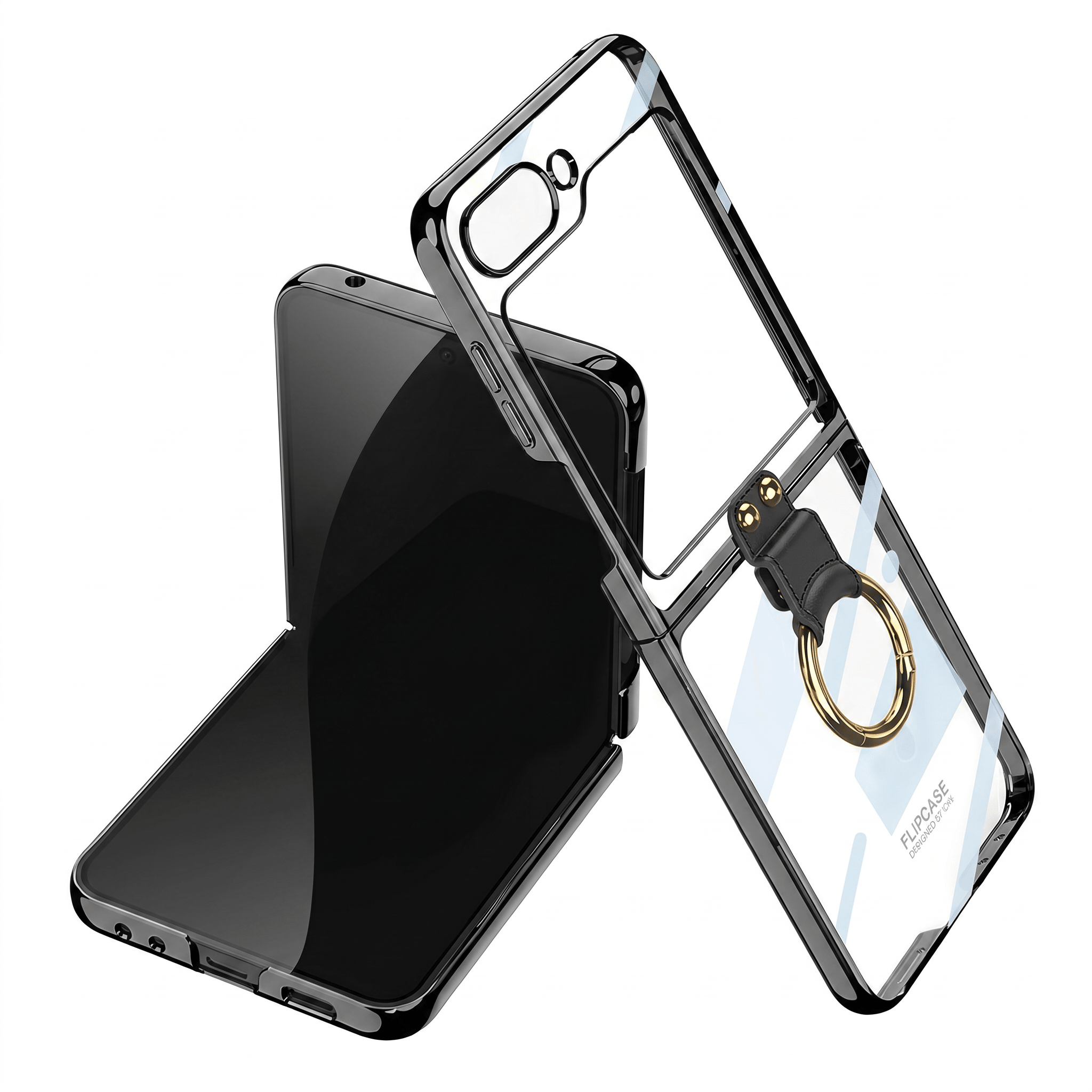 RingShield Flip Case – Ring Stand Protective Cover – Samsung Galaxy Z Flip6 - TrendsToLife