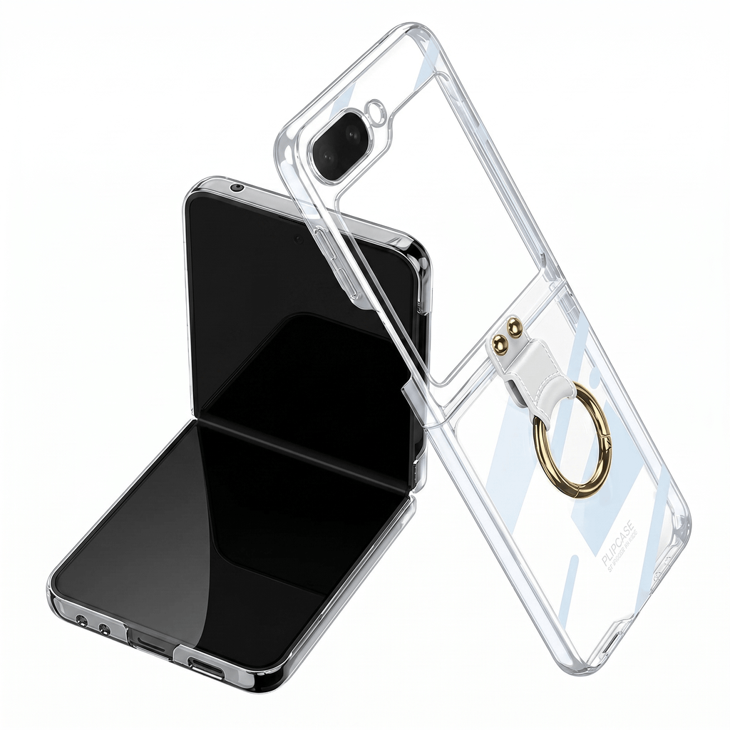 RingShield Flip Case – Ring Stand Protective Cover – Samsung Galaxy Z Flip6 - TrendsToLife