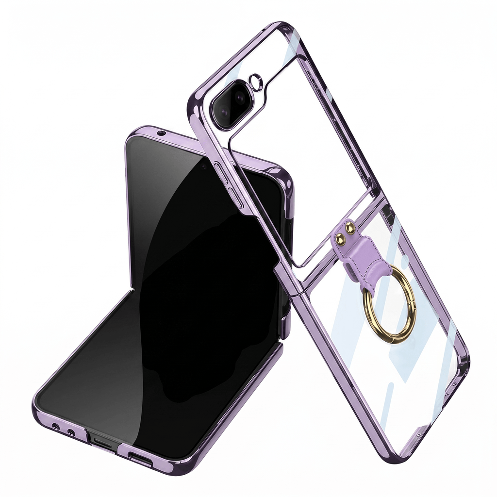 RingShield Flip Case – Ring Stand Protective Cover – Samsung Galaxy Z Flip6 - TrendsToLife