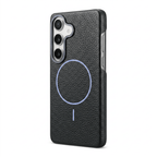 RivaLuxe Litchi Leather Case – Faux Leather Protective Cover – Samsung Galaxy A56 5G - TrendsToLife