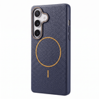 RivaLuxe Litchi Leather Case – Faux Leather Protective Cover – Samsung Galaxy A56 5G - TrendsToLife
