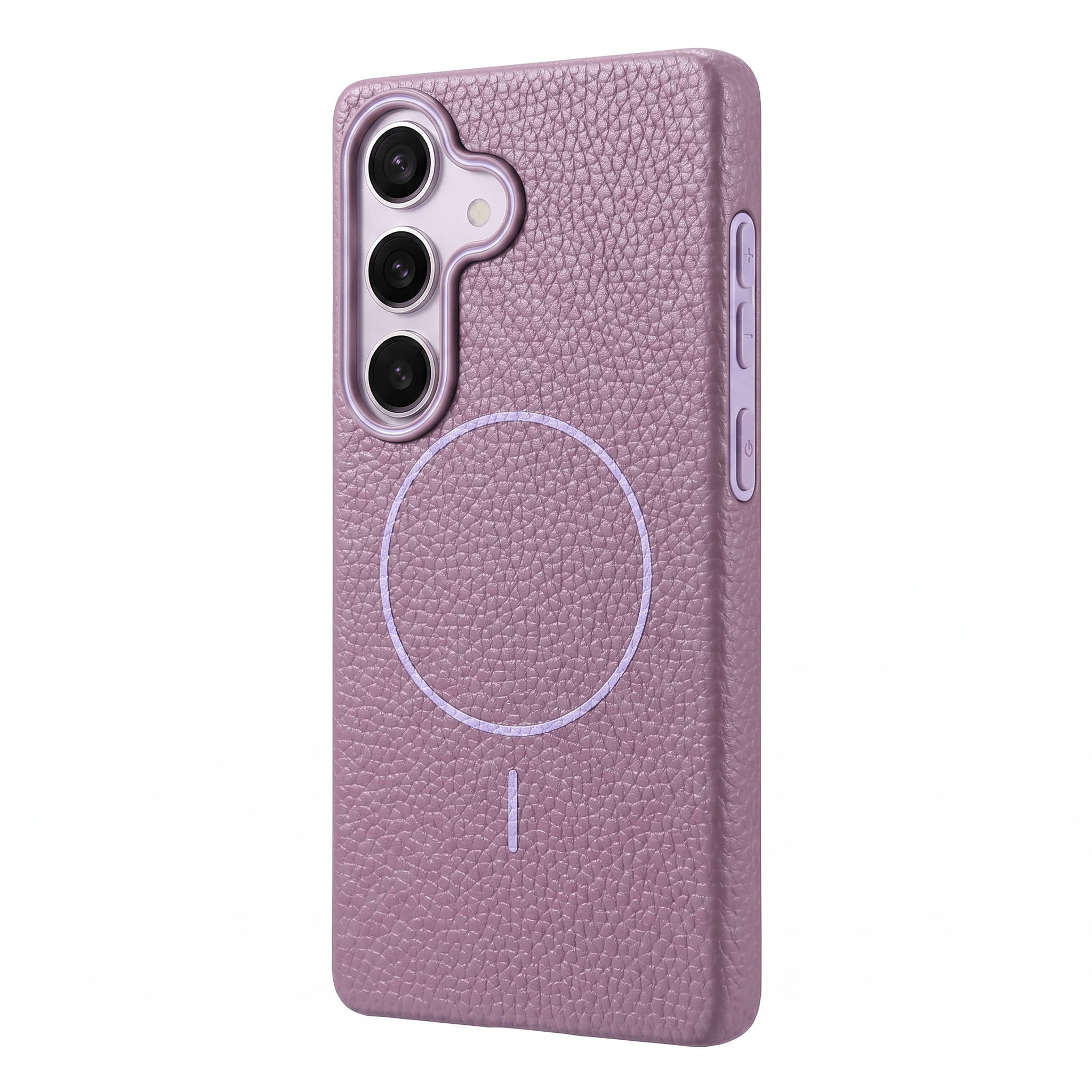 RivaLuxe Litchi Leather Case – Faux Leather Protective Cover – Samsung Galaxy A56 5G - TrendsToLife