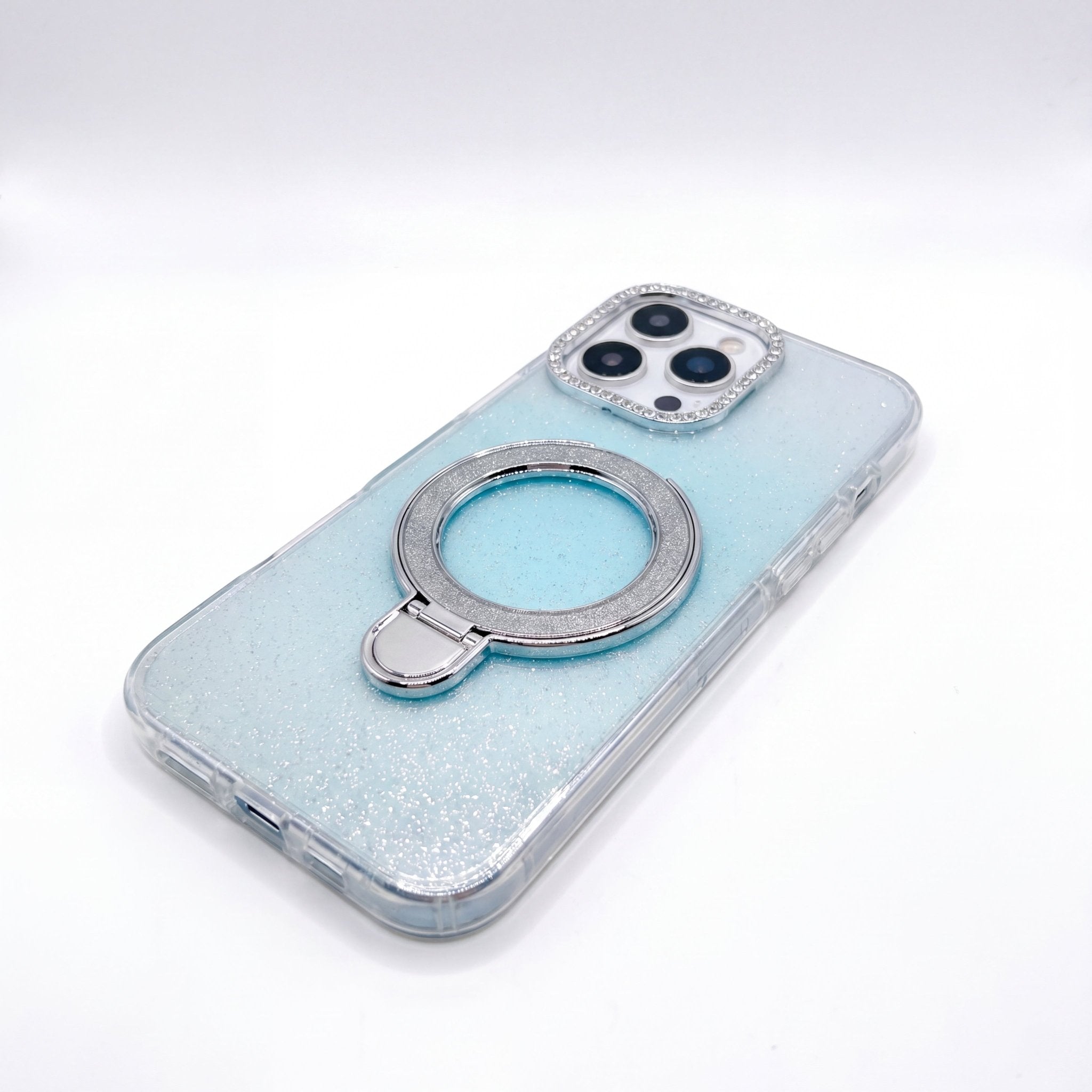 ShineStand Glitter Gradient Stand Case for iPhone 6–17 Pro Max Series - TrendsToLife