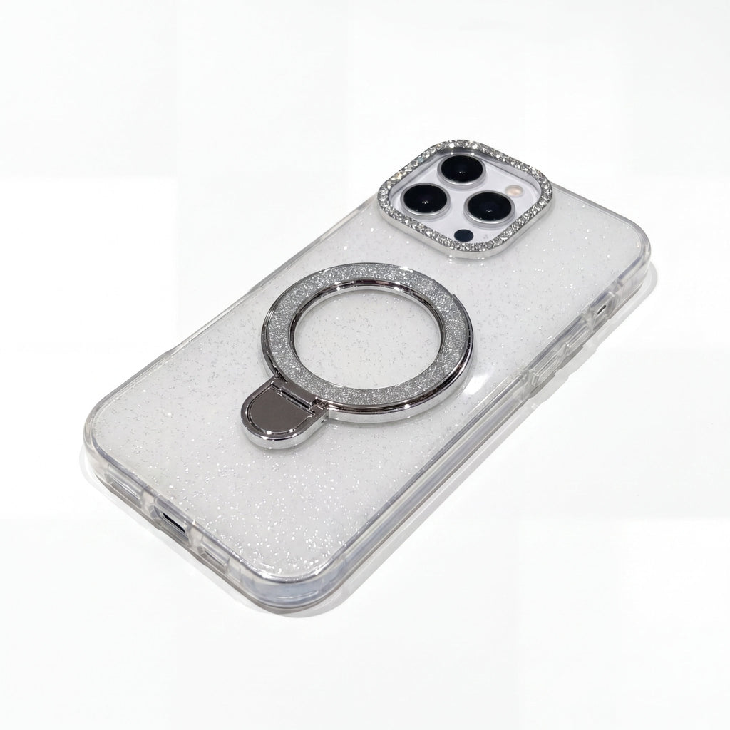 ShineStand Glitter Gradient Stand Case for iPhone 6–17 Pro Max Series - TrendsToLife