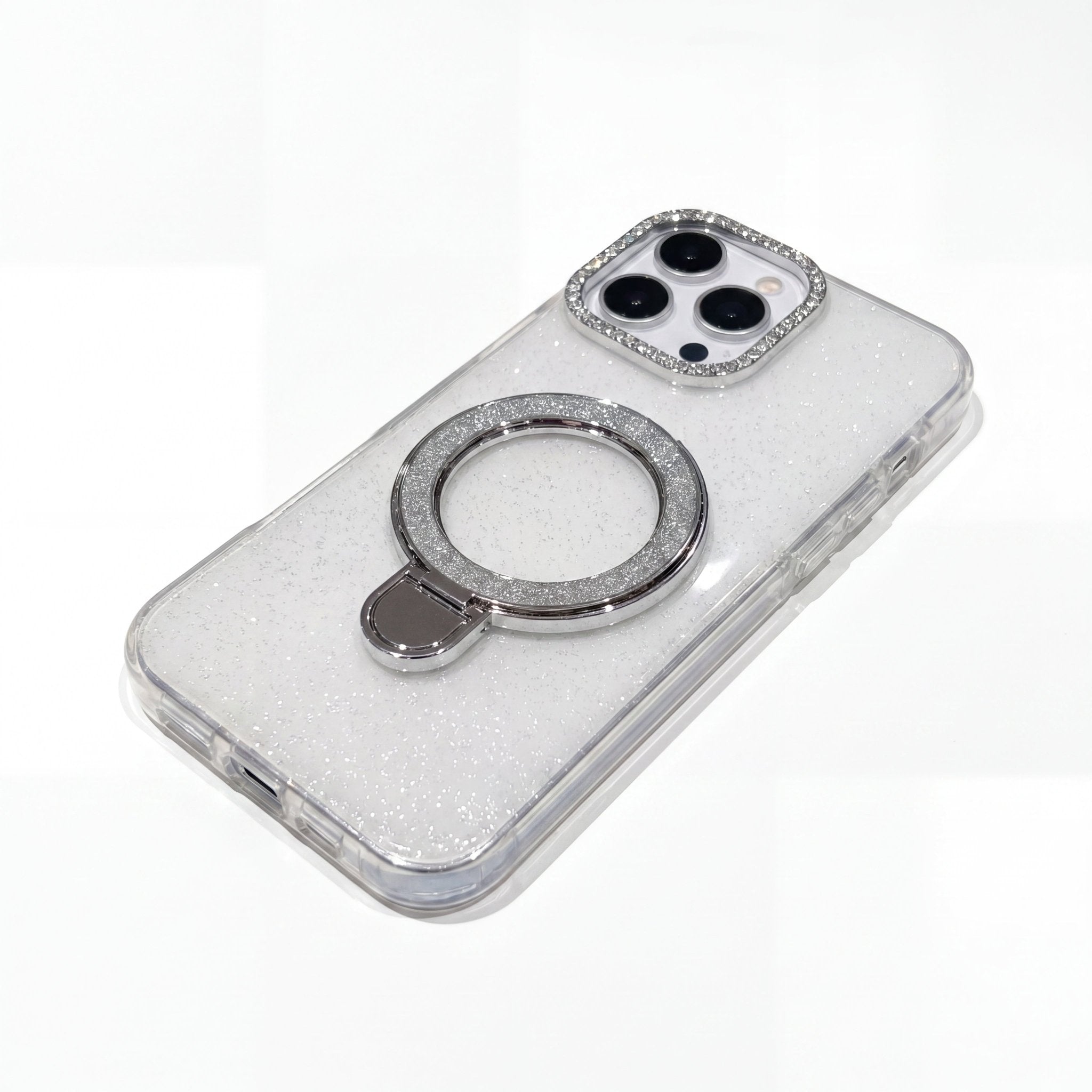 ShineStand Glitter Gradient Stand Case for iPhone 6–17 Pro Max Series - TrendsToLife