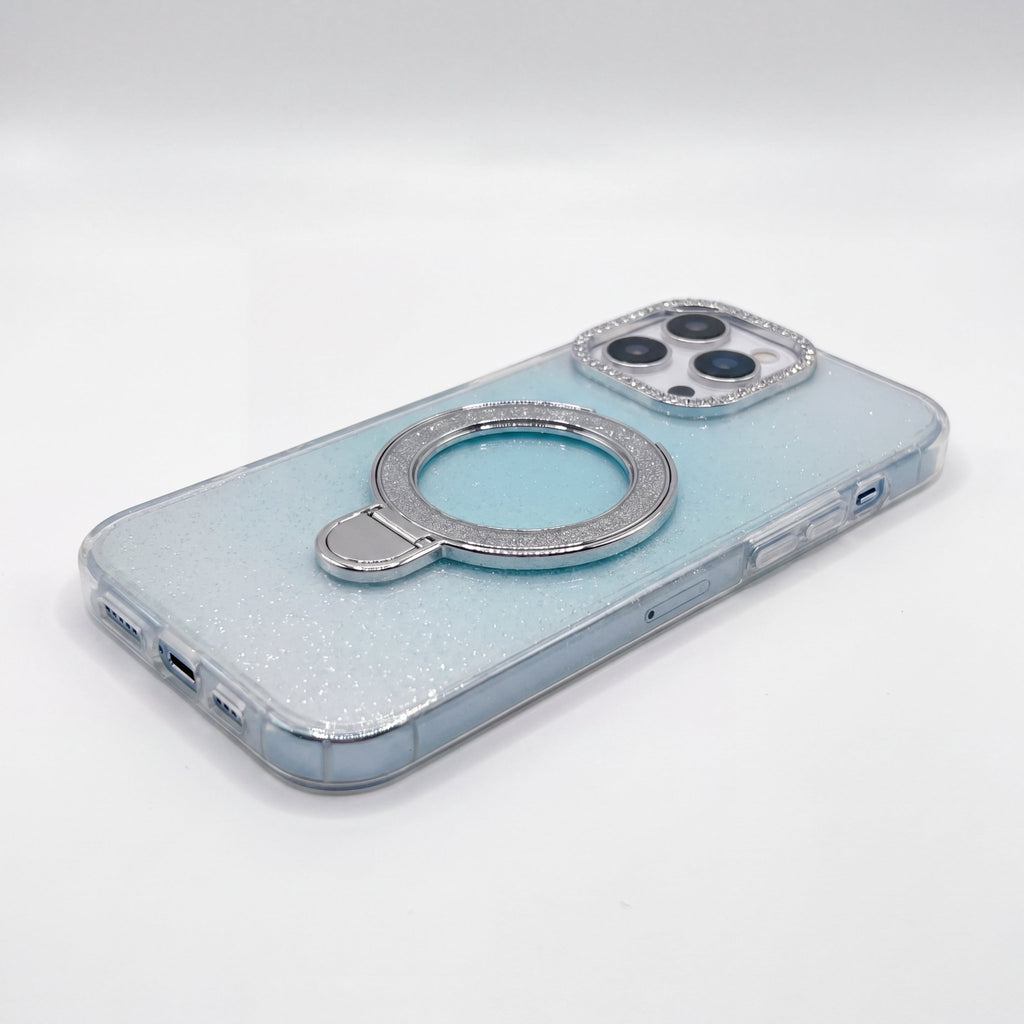 ShineStand Glitter Gradient Stand Case for iPhone 6–17 Pro Max Series - TrendsToLife