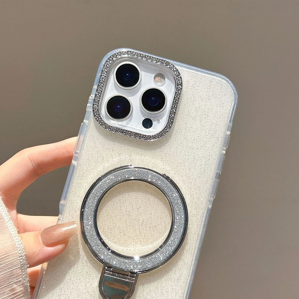 ShineStand Glitter Gradient Stand Case for iPhone 6–17 Pro Max Series - TrendsToLife
