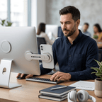 SideGrip Magnetic Laptop Phone Mount – Foldable Monitor Side Holder - TrendsToLife